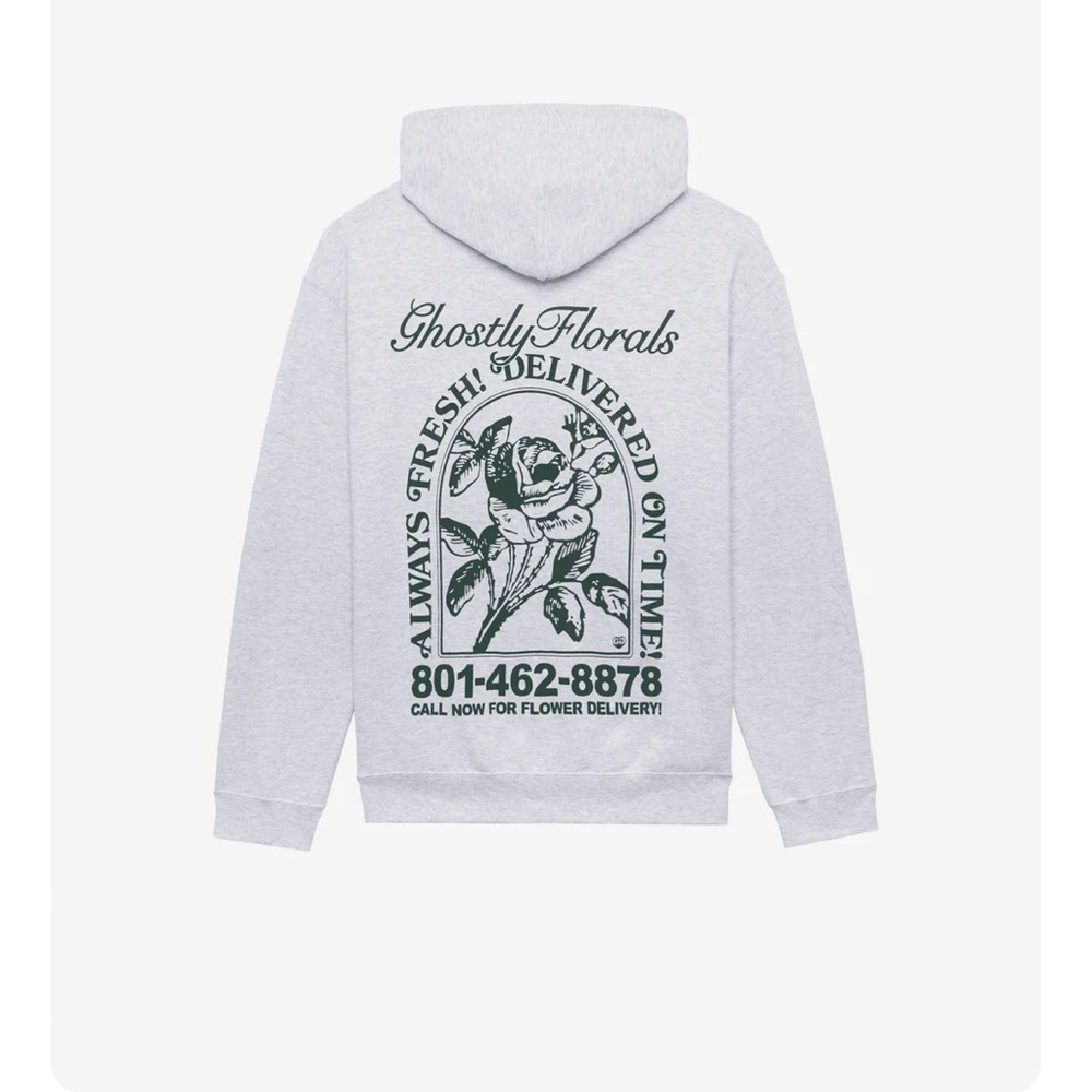 Lonely Ghost Ghostly Florals Hoodie